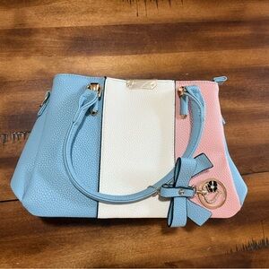 KKXIU Stylish Tricolor Satchel Bag NWOT